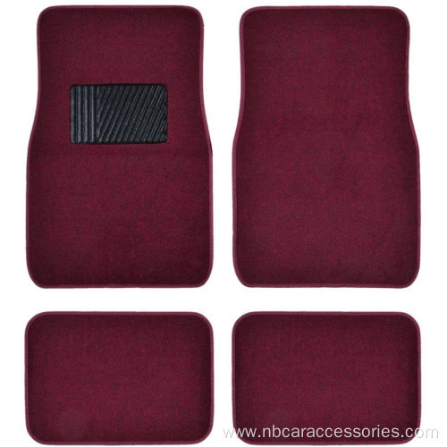 4-Piece Carpet Vehicle Floor Mats Premium Quality Classic